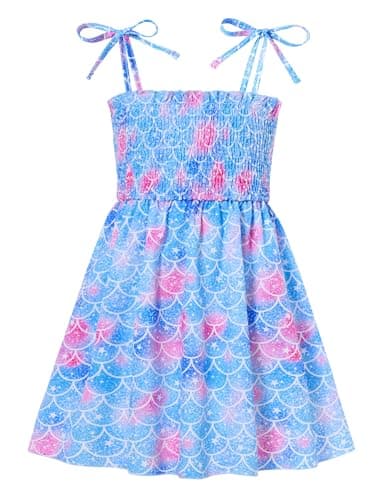 Vieille Princess Floral Summer Sundress for Toddler Girls 1-6 Years