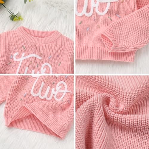 Baby's 1st Birthday Sweater Outfit for Cake Smash Photo Shoot