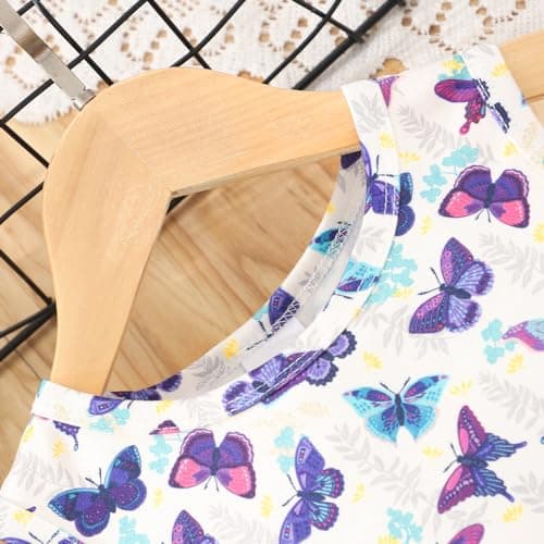 Popshion Sleeveless Back Bowknot Dress for Toddler Girls 1-7 Years Summer Birthday Party Clothes