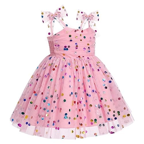 Princess Shiny Birthday Dress for Toddler Girls (1-6T)