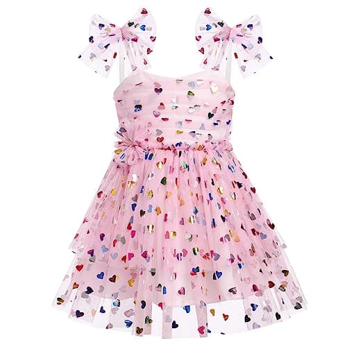 Sequin Ruffle Tulle Bowknot Sundress for Baby Girls