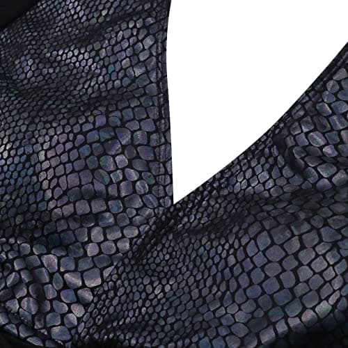 ZGMYC Women's Rave Snakeskin Buckle Sheer Swimsuit