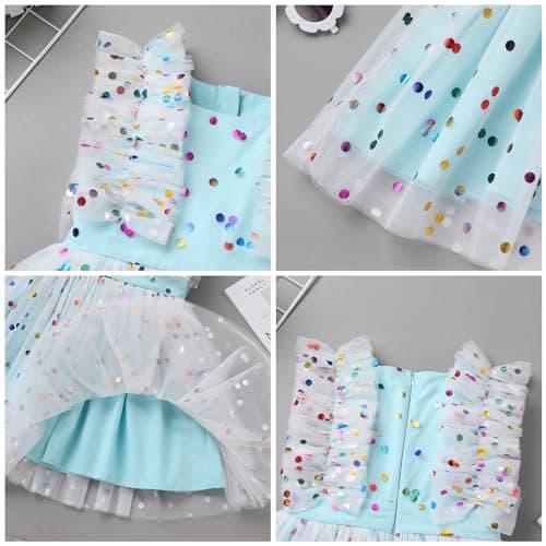 Girls Confetti Birthday Princess Dress
