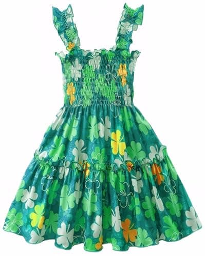 Retsugo Flutter Sleeve Birthday Party Dress for Girls 1-8 Years