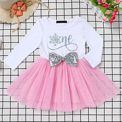 IMEKIS Baby Girl 1st 2nd 3rd Birthday Tutu Dress and Skirt Set