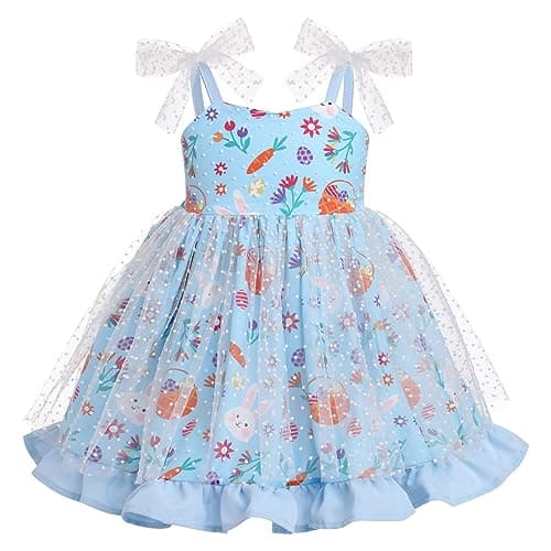 Sequin Ruffle Tulle Bowknot Sundress for Baby Girls