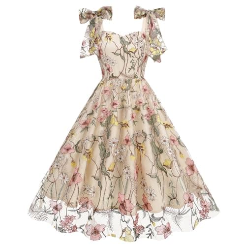 Simple Tulle Dress with Spaghetti Straps for Women's Vintage-themed Wedding Parties