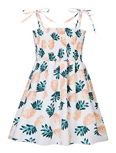 Vieille Princess Floral Summer Sundress for Toddler Girls 1-6 Years