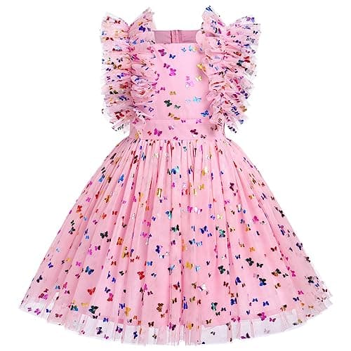 Girls Confetti Birthday Princess Dress