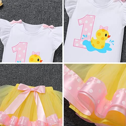 Baby Girl 1st Birthday Tutu Outfit - Farm Cow Ladybug Theme