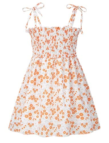 Vieille Princess Floral Summer Sundress for Toddler Girls 1-6 Years