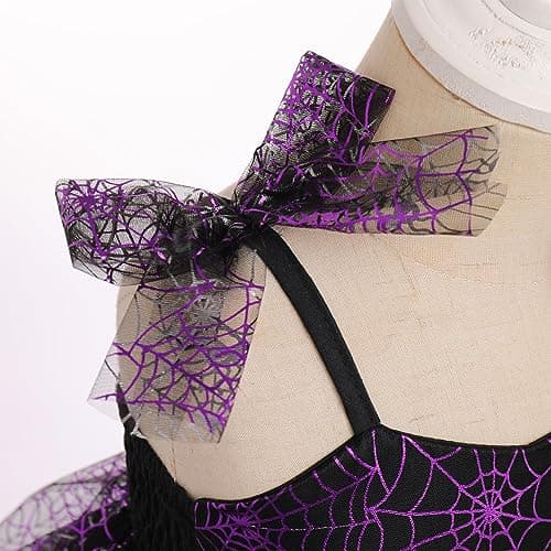 Halloween Bat Spider Costume for Toddler Girls 1-6T