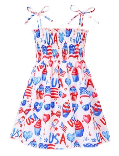 Vieille Princess Floral Summer Sundress for Toddler Girls 1-6 Years