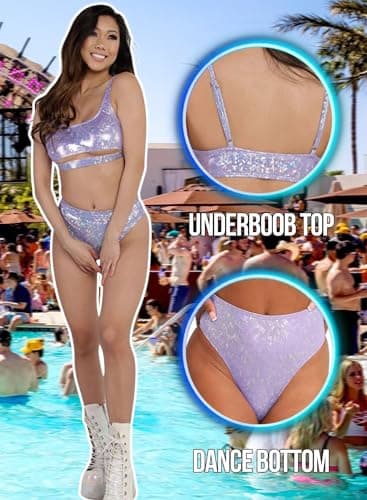 Glitter Rave Outfits for Women