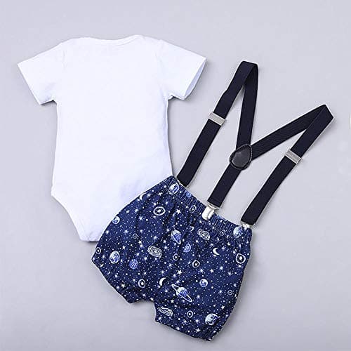 Baby Boys Space 1st Birthday Cake Smash Outfit