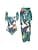 Women's One Piece Swimsuit with Bikini Maxi Wrap Skirt Sarong 2 Piece Retro Floral Print Bikini Set Tummy Control Tankini Set
