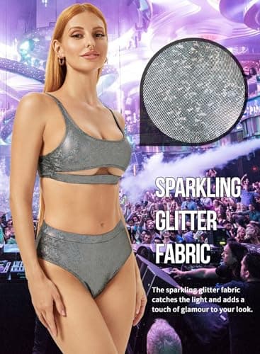 Glitter Rave Outfits for Women