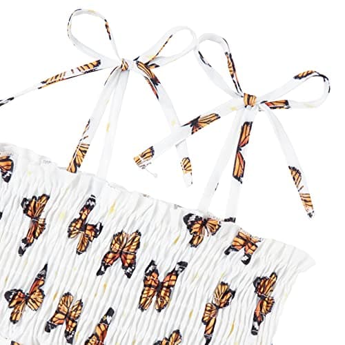 Vieille Princess Floral Summer Sundress for Toddler Girls 1-6 Years