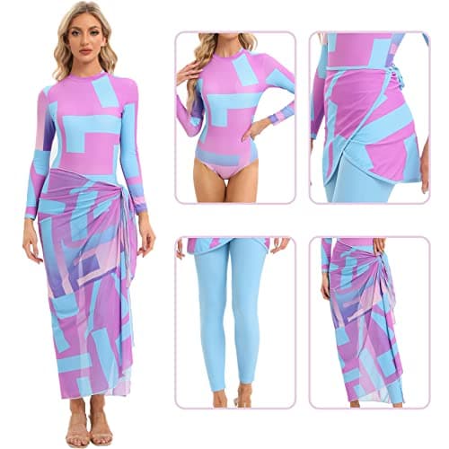Women's Modest Muslim Burkini Swimsuits