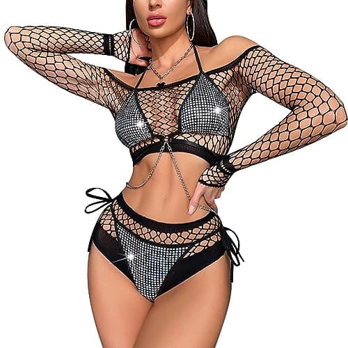 Women Rave Outfit Set