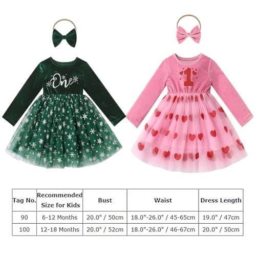 Winter Snowflake Princess Dress Set for Baby Girl's 1st Birthday Photo Shoot