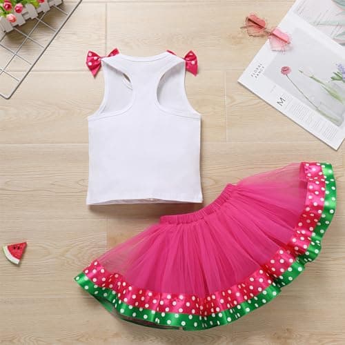 Summer Birthday Tutu Outfit for Toddler Baby Girl 1-5T