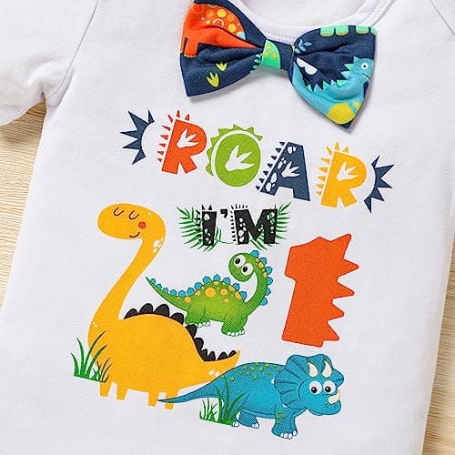 Viworld Baby Boys 1st Birthday Cake Smash Outfit Set