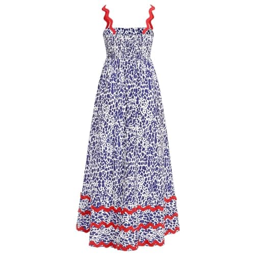 Sexy Women Summer Spaghetti Strap Beach Maxi Dress