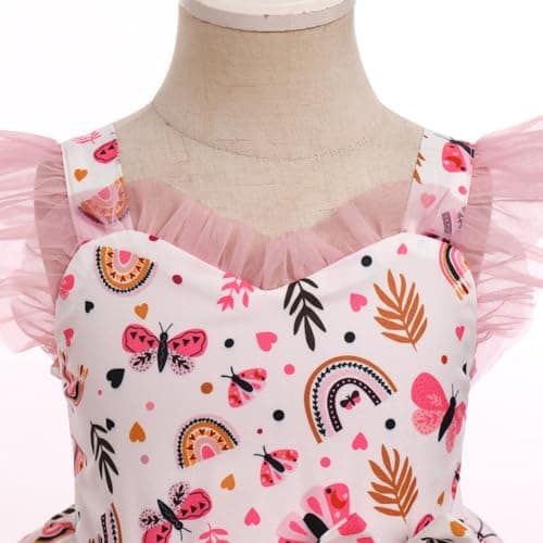 Toddler Girls Birthday Dress Princess Party Dresses for Summer Photo Shoot
