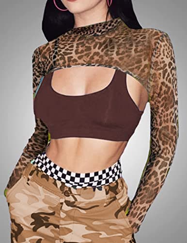Avidlove Mesh Crop Tops for Women