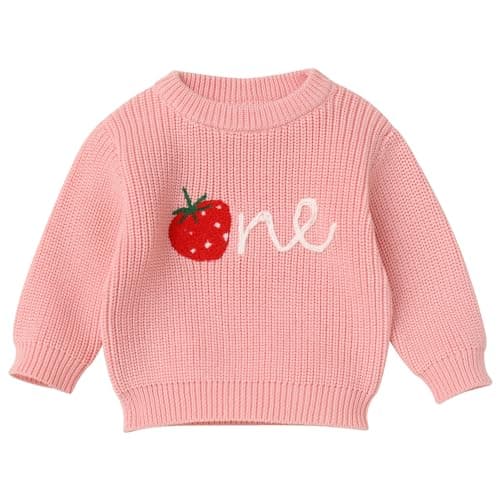 IBTOM CASTLE Embroidery Knitted Pullover Sweaters for Baby Boys & Girls