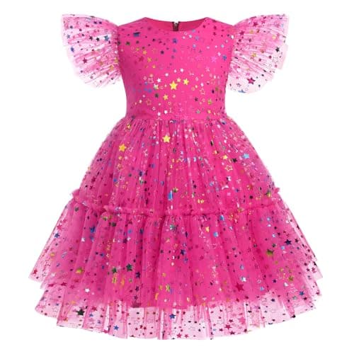 Confetti Stars Princess Dress for Toddler Girls