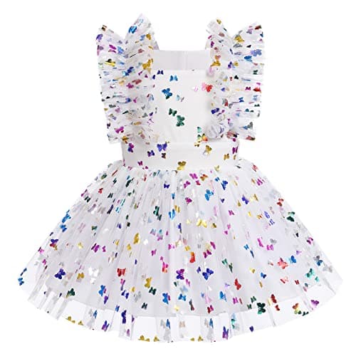 ODASDO Baby Girl 1/2 Birthday Tutu Dress Ruffle 0-24M