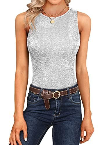 Nlife Women's Sexy Backless Square Neck Bodysuit