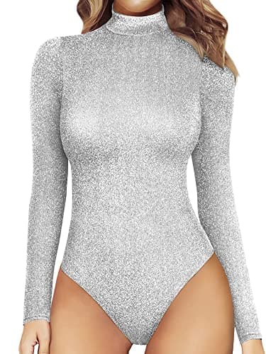 Nlife Women's Sexy Backless Square Neck Bodysuit