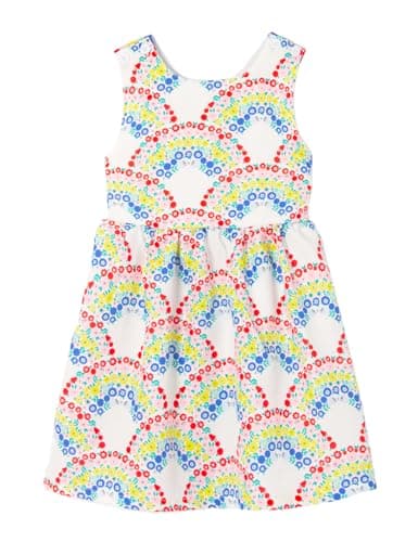 Minitaylor Girls' Casual Sleeveless Dresses Back Cutout Elastic Waist Pattern