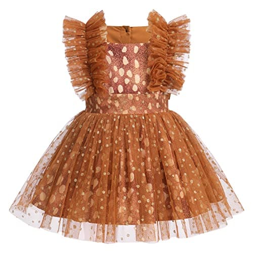 ODASDO Baby Girl 1/2 Birthday Tutu Dress Ruffle 0-24M
