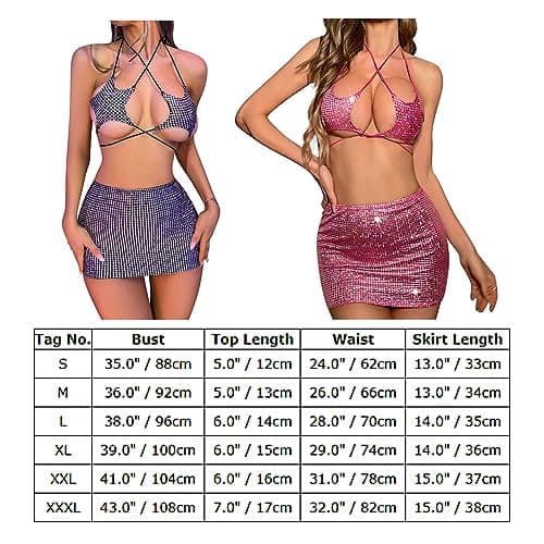 Women Rave Outfit Set