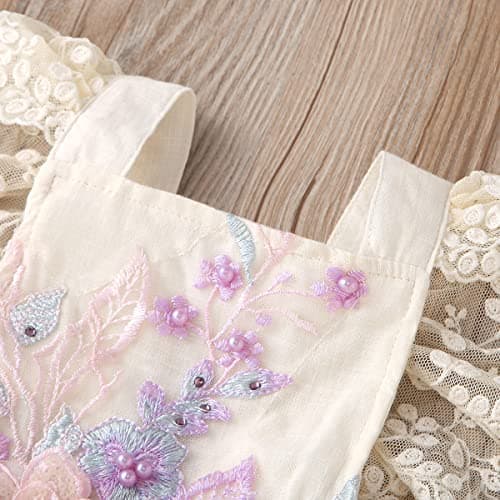 AWIBMK Baby 1st Birthday Girl Outfit Cake Smash Romper Dress Infant Lace Rainbow Tutu Skirt Headband for Photoshoot