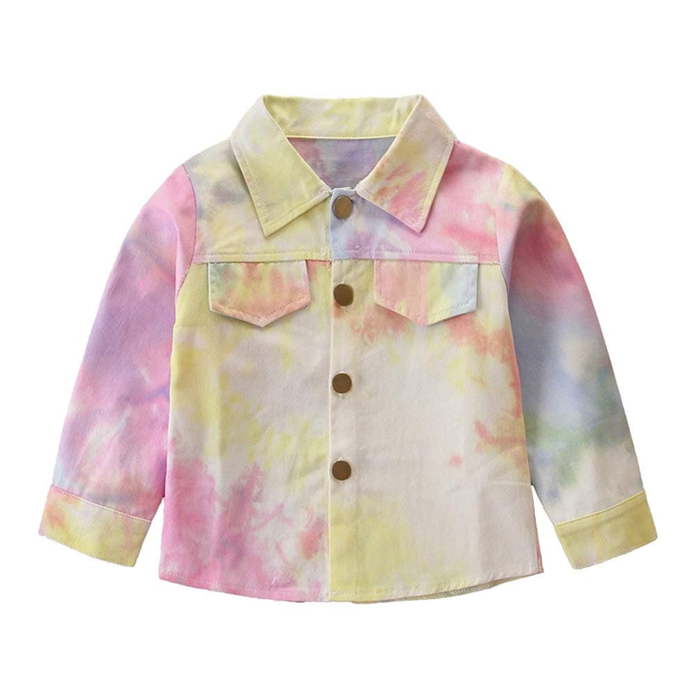 Denim Jackets for Toddler Baby - Ripped Hooded Cowboy Coat