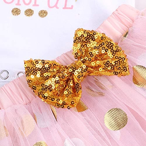 Viworld Baby Girl 1st Birthday Cake Smash Tutu Skirt Set
