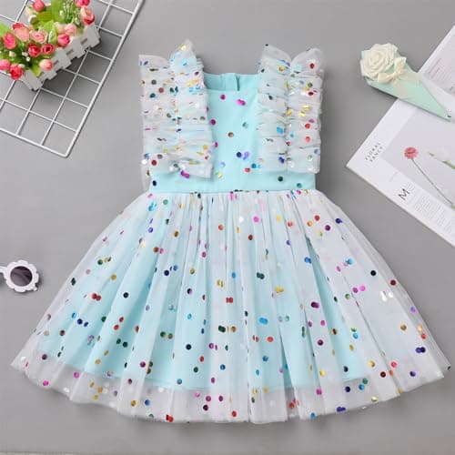 Girls Confetti Birthday Princess Dress