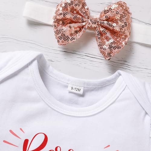 GRNSHTS Toddler Girl 1st Birthday Smash Cake Outfit with Tutu Skirt and Headband