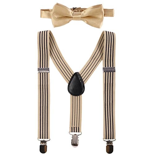 Baby Boys Suspenders and Bow Tie Set