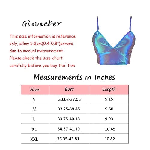 Reflective Crop Top for Women, Festival Rave Outfits and Girls Club Tank Vest