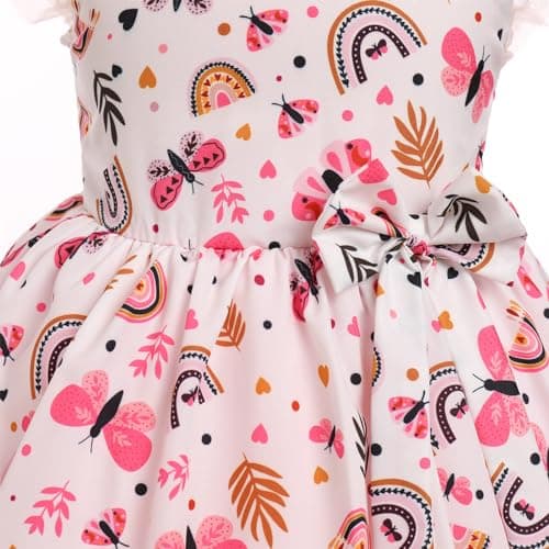 Toddler Girls Birthday Dress Princess Party Dresses for Summer Photo Shoot