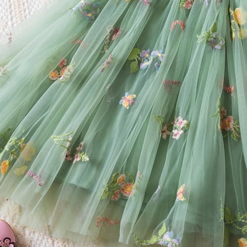 TTYAOVO Toddler Girl Tulle Birthday Party Dress