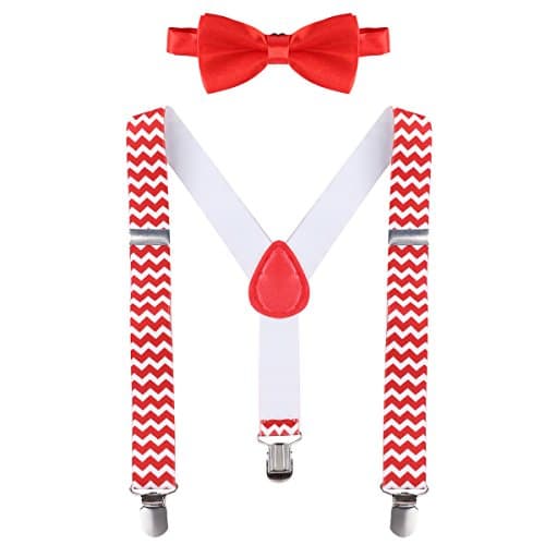 Baby Boys Suspenders and Bow Tie Set