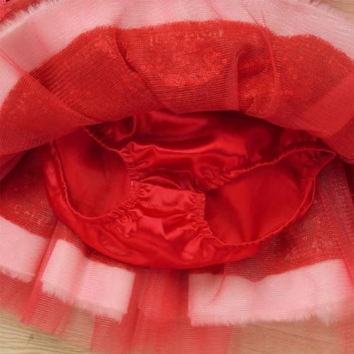 Toddler Girls Santa Costume Dress with Hat for Christmas & Halloween