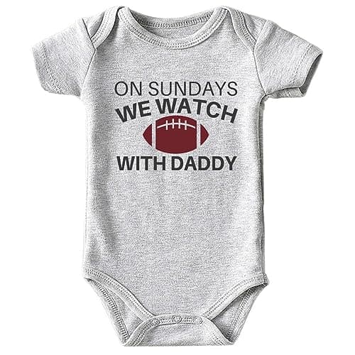 Azzwnee Fish Grandpa Baby Bodysuits 0-3 Months